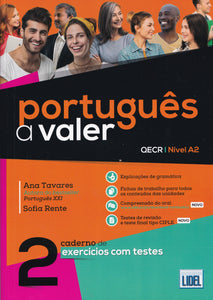 Português a Valer 2 - A2 - Caderno de Exercícios - 9789897528675 - front cover