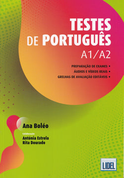 Testes de Português A1-A2 - 9789897529252 - front cover