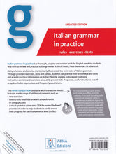 Italian grammar in practice. Book and interactive ebook - 9788861827530 - back cover