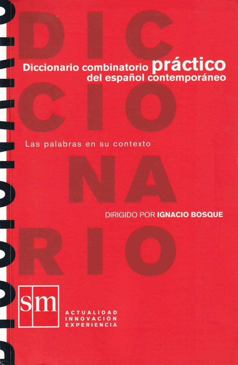 DICCIONARIO COMBINATORIO PRÁCTICO DEL ESPAÑOL CONTEMPORÁNEO-(RUSTICA) - 9788467549423 - front cover