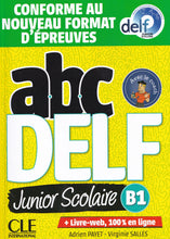 ABC DELF Junior scolaire - Niveau B1 + DVD - 9782090351965 - front cover