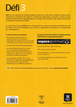 Défi 3 – Cahier d’exercices + audio MP3 (B1) - 9788417249670 - back cover