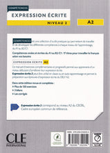 Competences: Expression écrite 2 - Niveaux A2/B1 - 9782090352054 - back cover