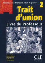 Trait d'union 2 - Niveau A2 - Guide pédagogique - 9782090331929 - front cover