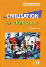 Civilisation en dialogues: Niveau intermédiaire + CD - 9782090352153 - front cover