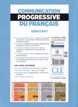 Communication progressive du français:  Niveau débutant (A1) + CD - 9782090384451 - back cover