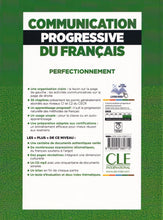 Communication progressive du français - Niveau perfectionnement (C1/C2) - Corrigés - 9782090380712 - back cover