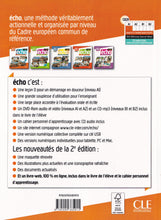 Echo - Niveau A1 - Guide pédagogique - 2ème édition - 9782090385915 - back cover