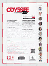 Odyssée - Livre de l'élève + Audio en ligne (C1/C2) - 9782090356151 - back cover