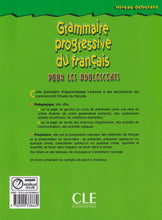 Grammaire progressive du français pour les adolescents - Niveau débutant - 9782090338669 - back cover