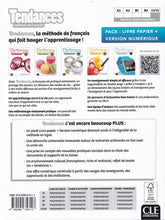 Tendances: Pack C1/C2 - Livre de l'élève + Version numérique - 9782090356113 - back cover