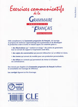 Exercices communicatifs de la grammaire progressive - Niveau intermédiaire (A2/B1) - Livre - 9782090333596 - back cover