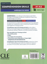 Competences: Compréhension orale - Amérique du Nord - Niveaux A1/A2 + audio - 9782090359978 - back cover