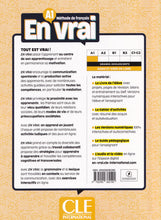 En vrai: Livre de l'élève + Audio A1 - 9782090362190 - back cover