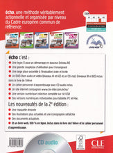 Echo: Cahier d'activités B1.2 + CD - 9782090384932 - back cover