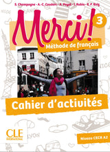 Merci! 3 - Niveau A2 - Cahier d'activités - 9782090388299 - front cover