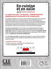 En cuisine et en salle - Niveaux B1/B2 - Guide pédagogique - 9782090386783 - back cover