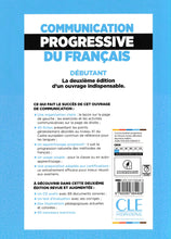 Communication progressive du français: Niveau débutant (A1) - Corrigés - 9782090384468 - back cover