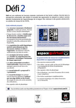 Défi 2 – Livre de l’élève + audio MP3 (A2) - 9788416657469 - back cover