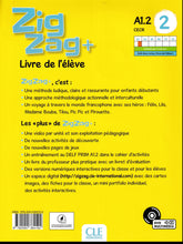 Zigzag+ 2: Livre de l'élève - A1.2 + CD - 9782090384192 - back cover