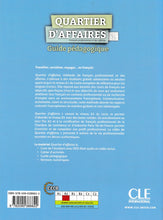 Quartier d'affaires: Guide pédagogique - A2 - 9782090386622 - back cover