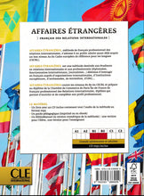 Affaires étrangères: Livre de l'élève - B1/B2 + CD - 9782090386929 - back cover