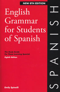 English Grammar For Students Of Spanish - 9780934034609 - front cover