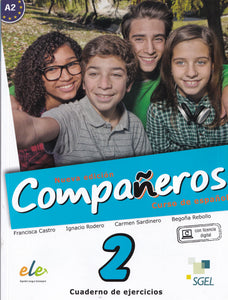 Compañeros 2 - Cuaderno de ejercicios - 9788497789103 - front cover