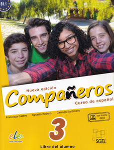 Compañeros 3 - Curso de espanol - 9788497789110 - front cover