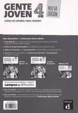 Gente joven 4 Nueva edición - Libro del profesor (B1.1) - 9788416057238 - back cover