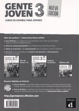 Gente joven 3 Nueva edición - Libro del profesor (A2+) - 9788415846253 - back cover