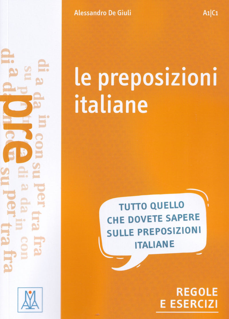 Le preposizioni italiane - 9788886440271 - front cover