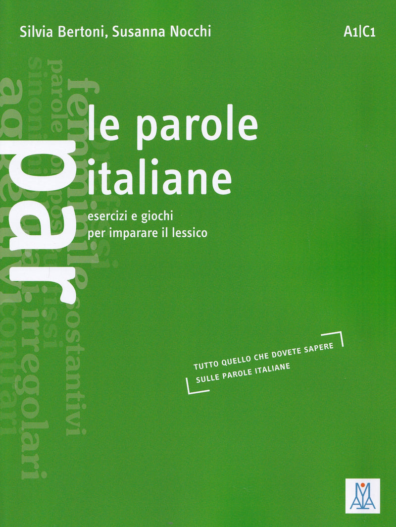 Le parole italiane - 9788886440929 - front cover