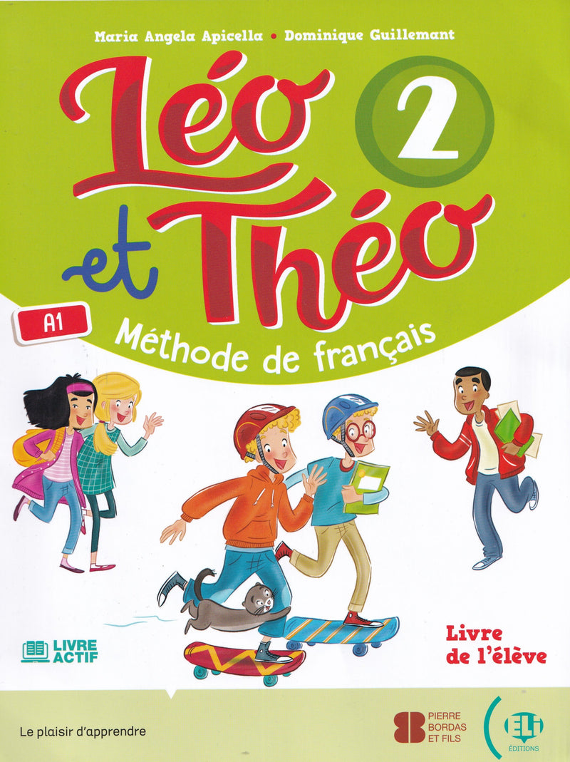 Leo et Theo 2 - Methode de Francais - Student book (A1) - 9788853623492 - front cover